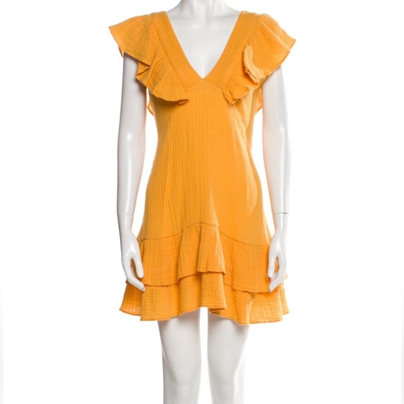 Anaak cotton gauze ruffle dress - Picture 7 of 8